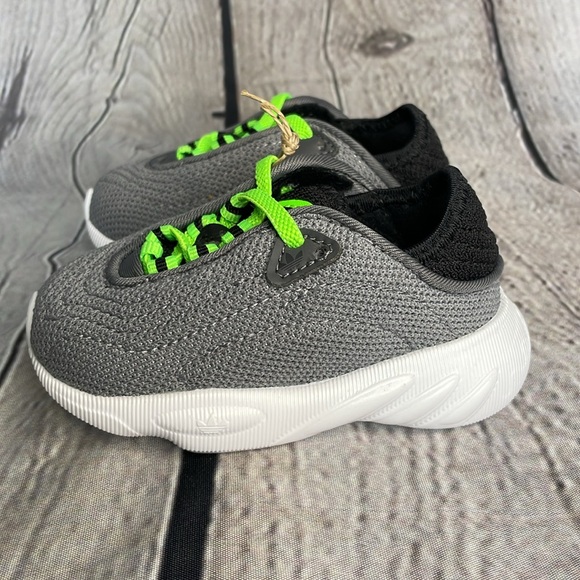 NWT Adidas Adifom SLTN EL I Grey Three Toddler Boy Shoes - Size 4K - Picture 11 of 17